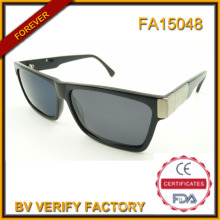 Wholesale China Fashionable Polarized Acetate Sunglasses with Metal Deco